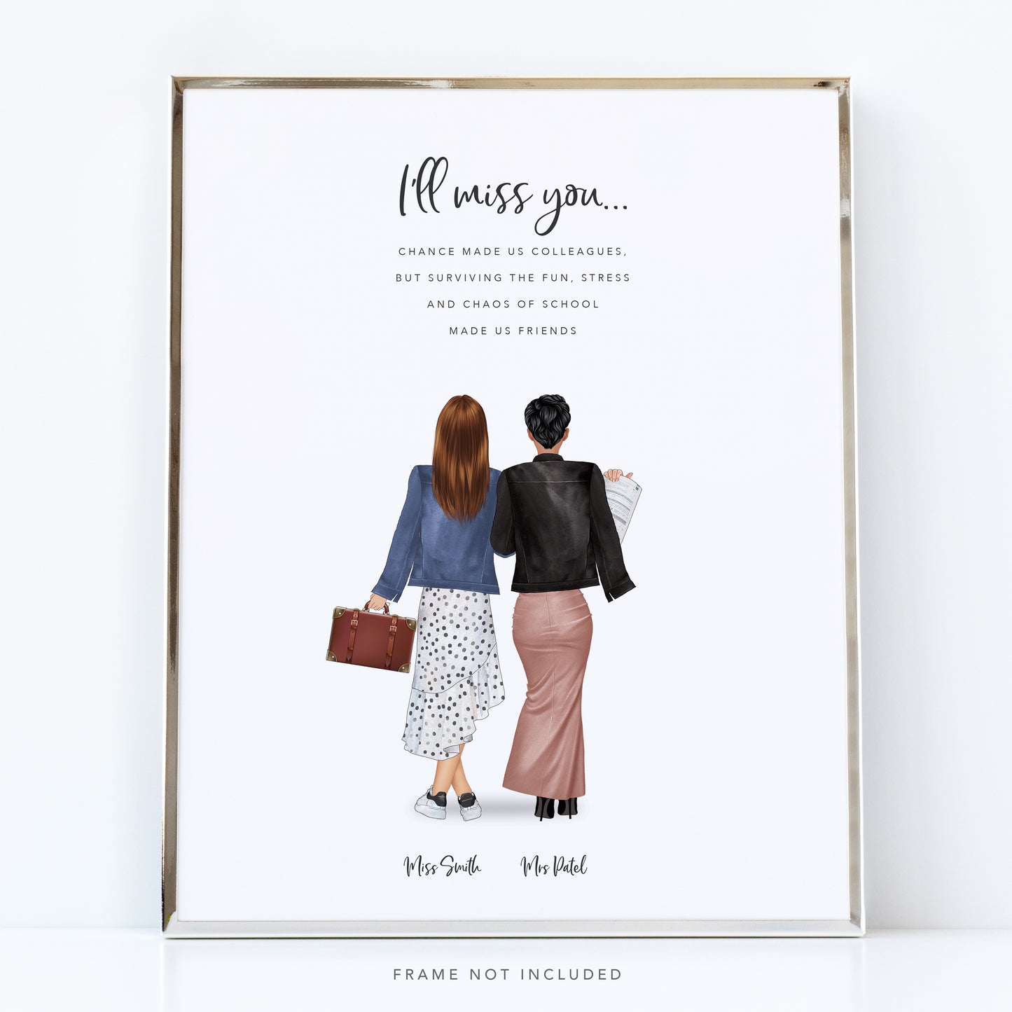 Gift for friend leaving - Teacher gift