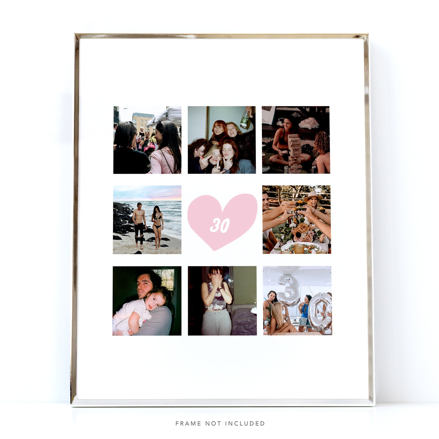 Picture Collage - 30th Birthday Gift