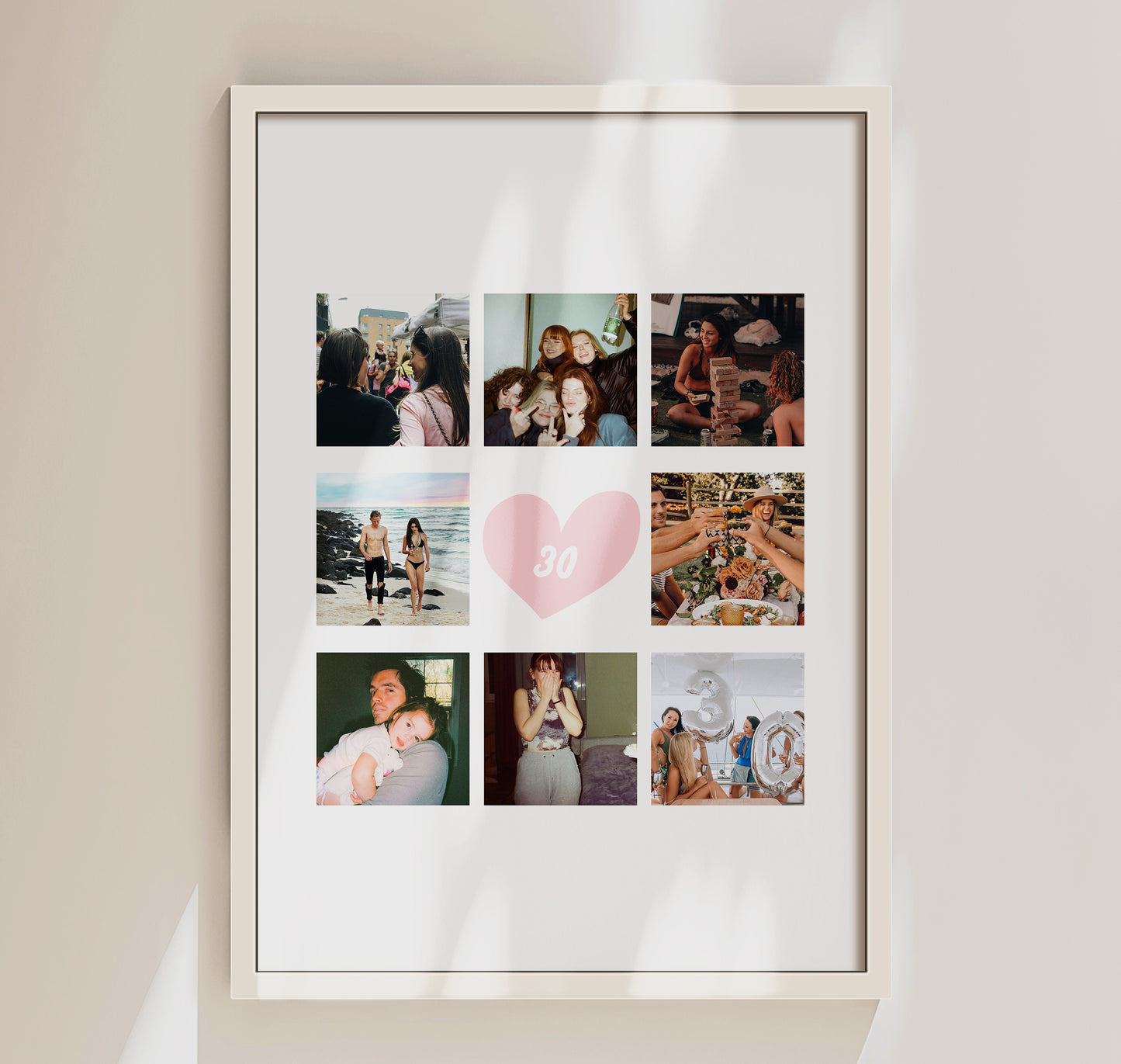 Picture Collage - 30th Birthday Gift