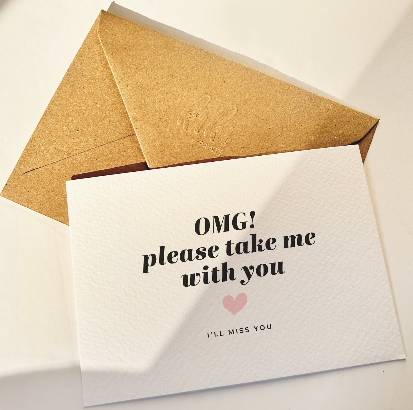 OMG! Please Take Me With You, Leaving Card