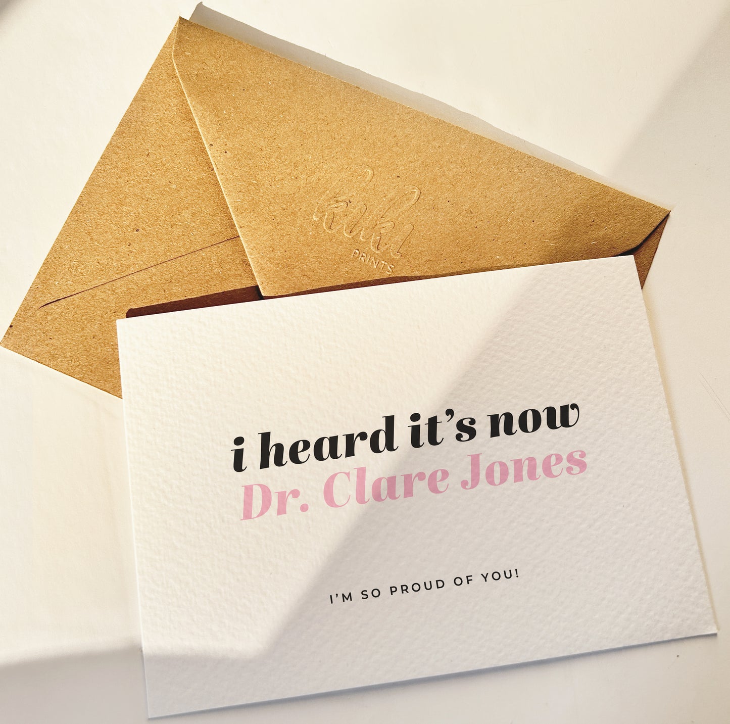 Personalised Congratulations You’re A Doctor Card