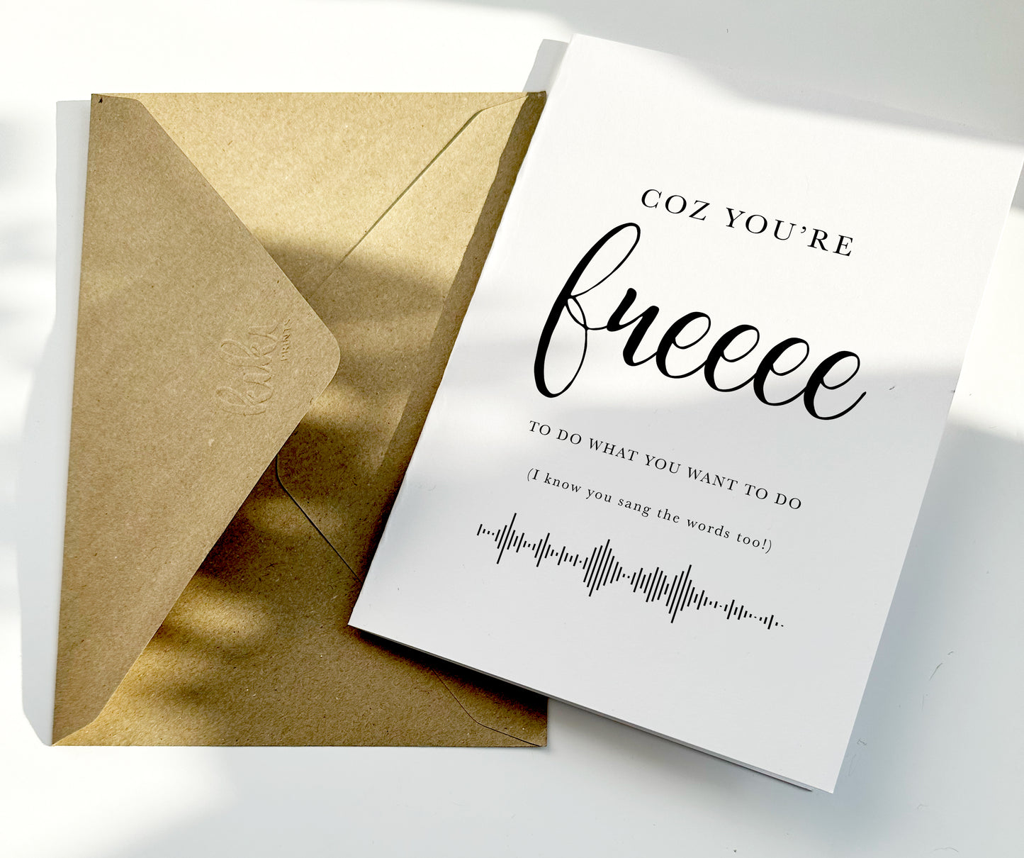 You're free to do what you want to do retirement card