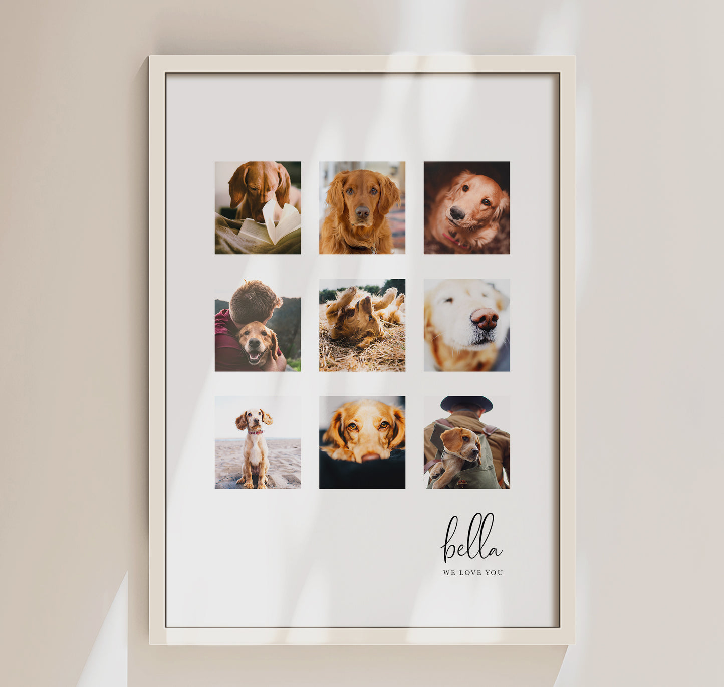 Pet Dog Photo Collage