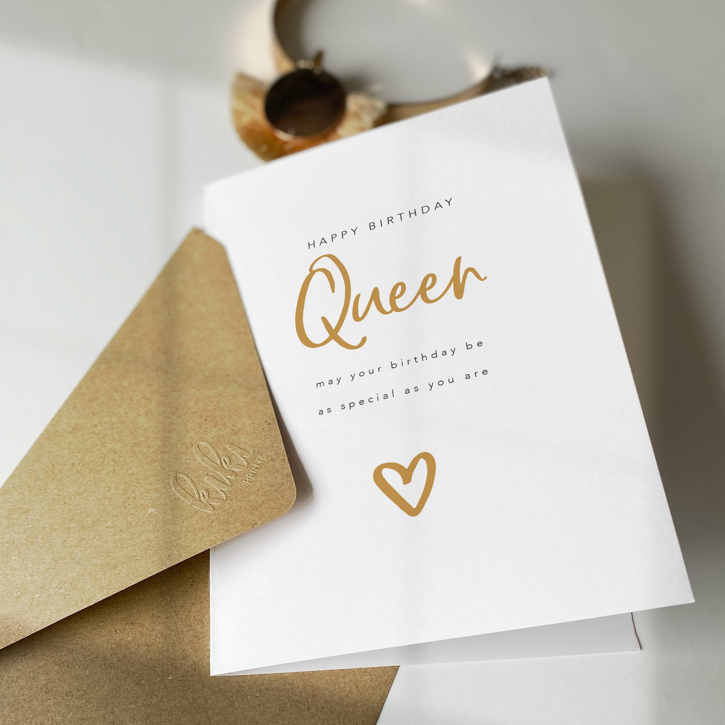 Happy Birthday to my queen birthday card