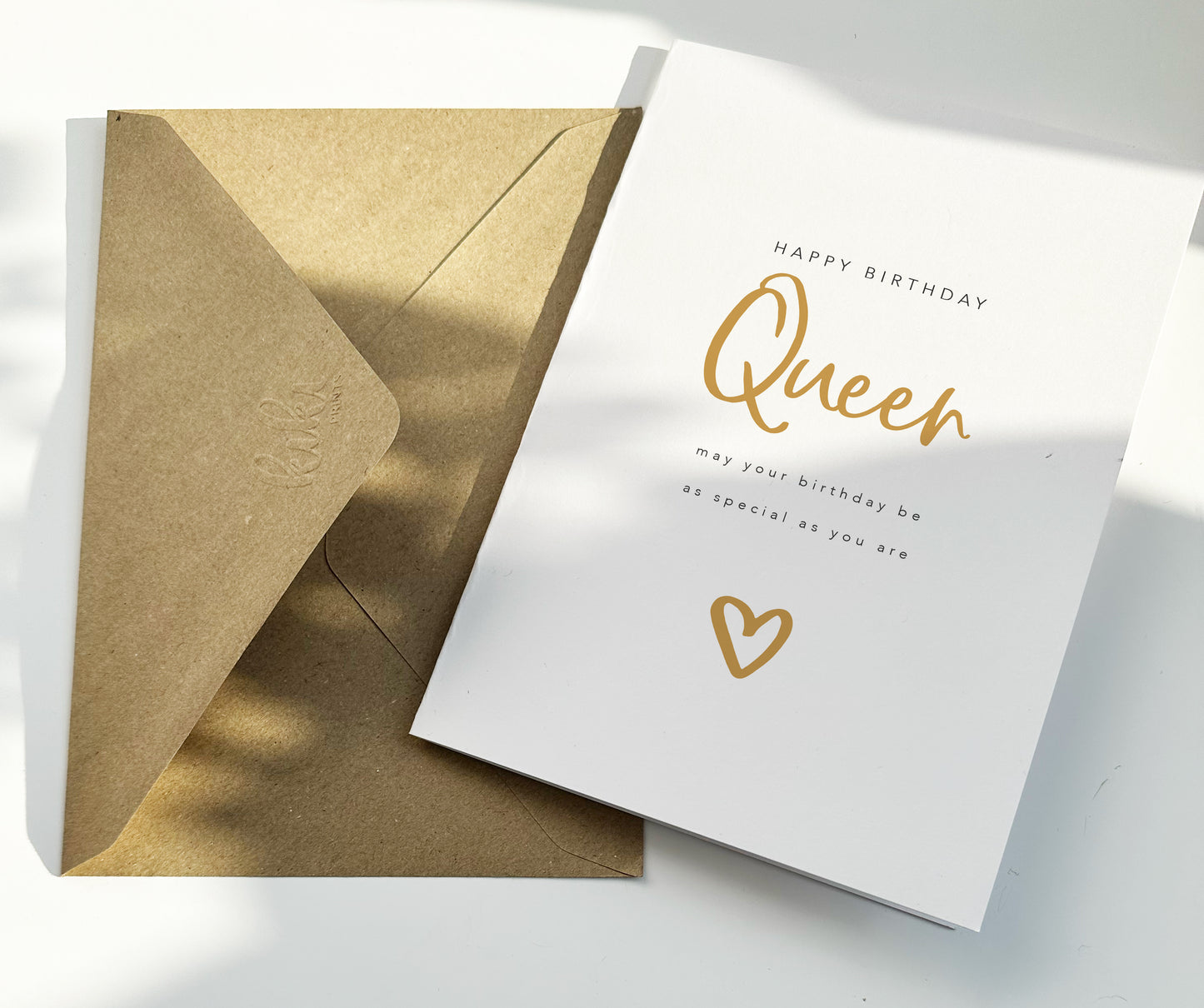 Happy Birthday to my queen birthday card
