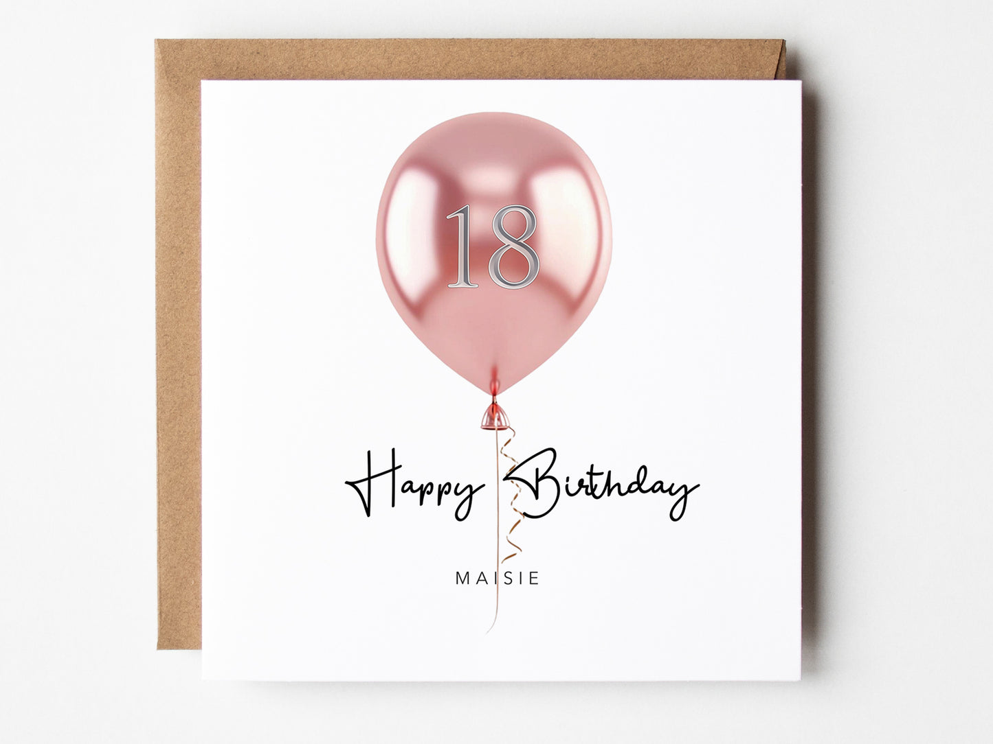 Personalised 18th Birthday Card for Girl - Daughter, Granddaughter