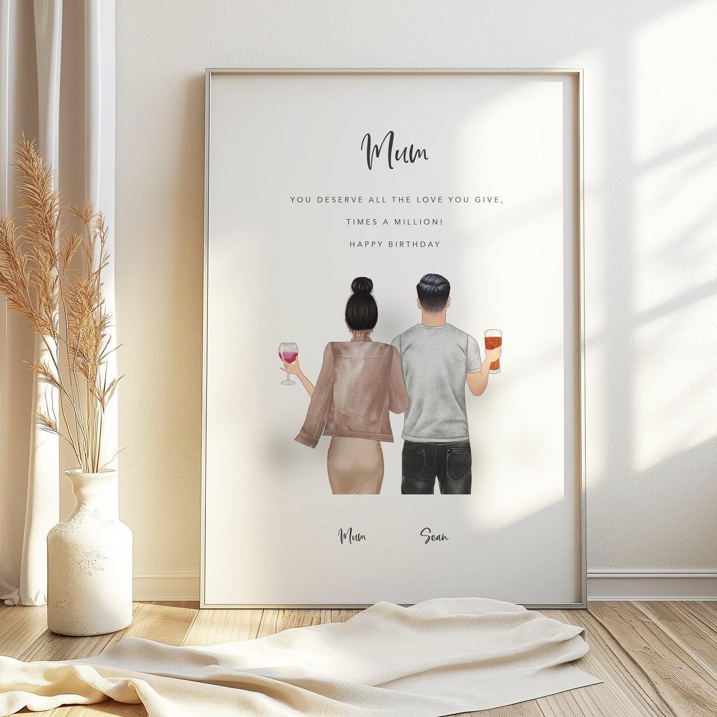 A Mother Is Personalised Print