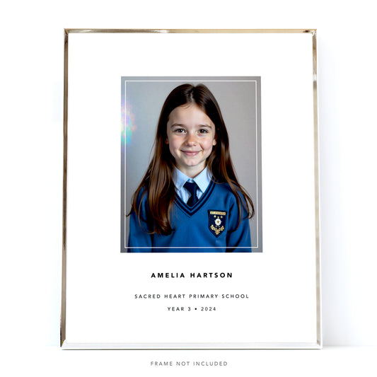 My school photo print