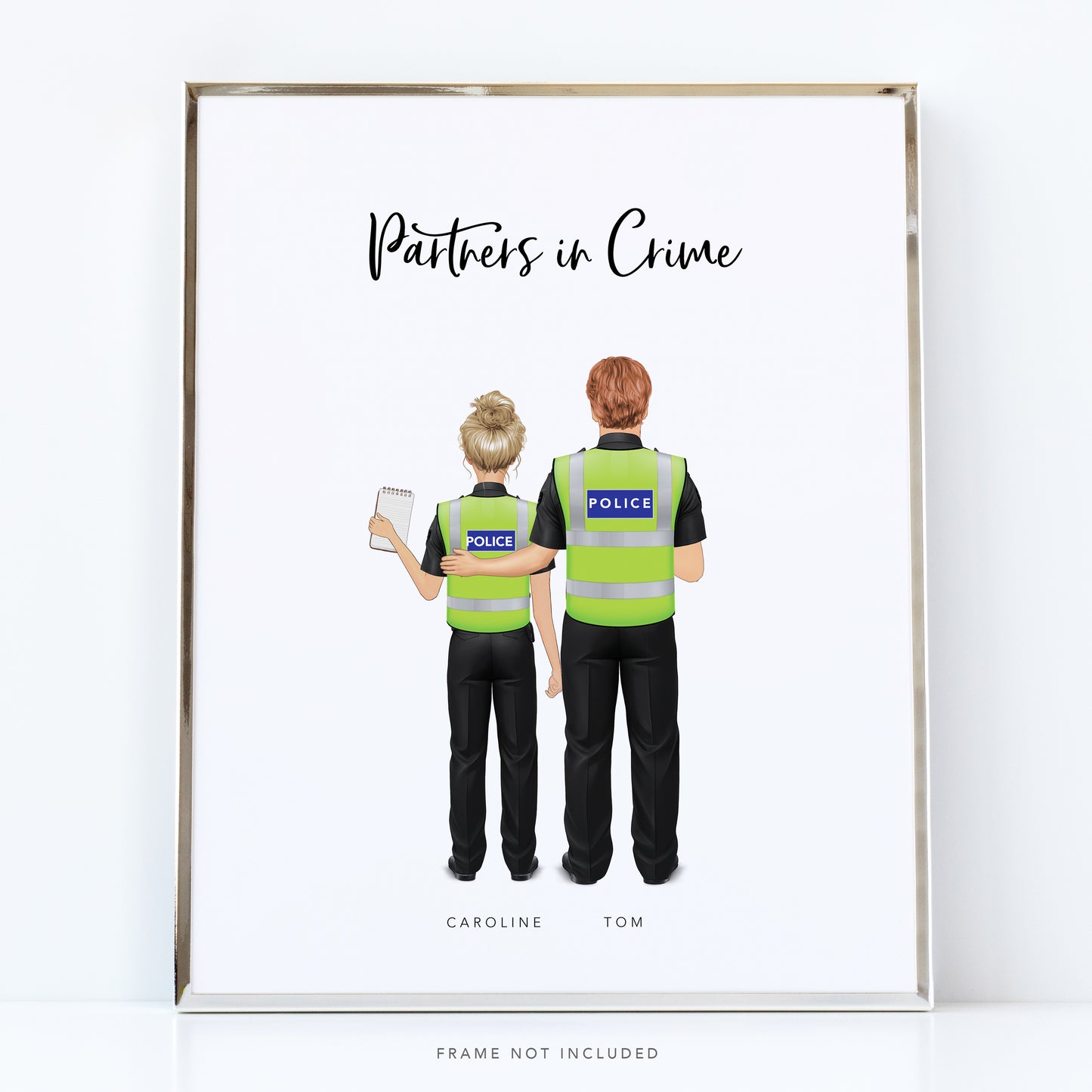 Leaving Picture - Police Officer Personalised Gift