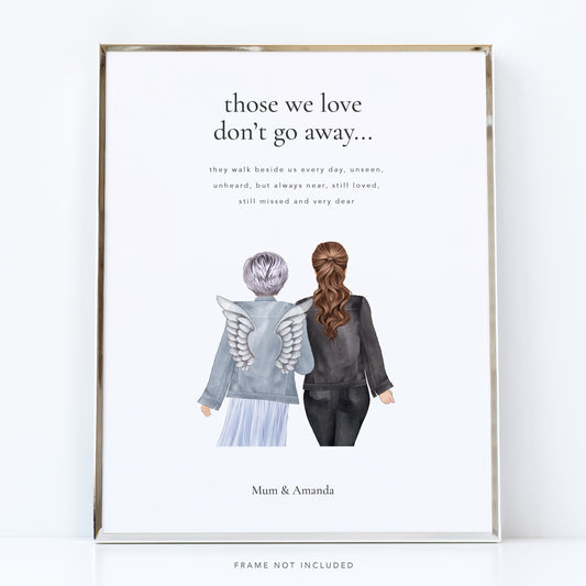 Memorial Print - Sympathy Gifts For Loss Of Mother