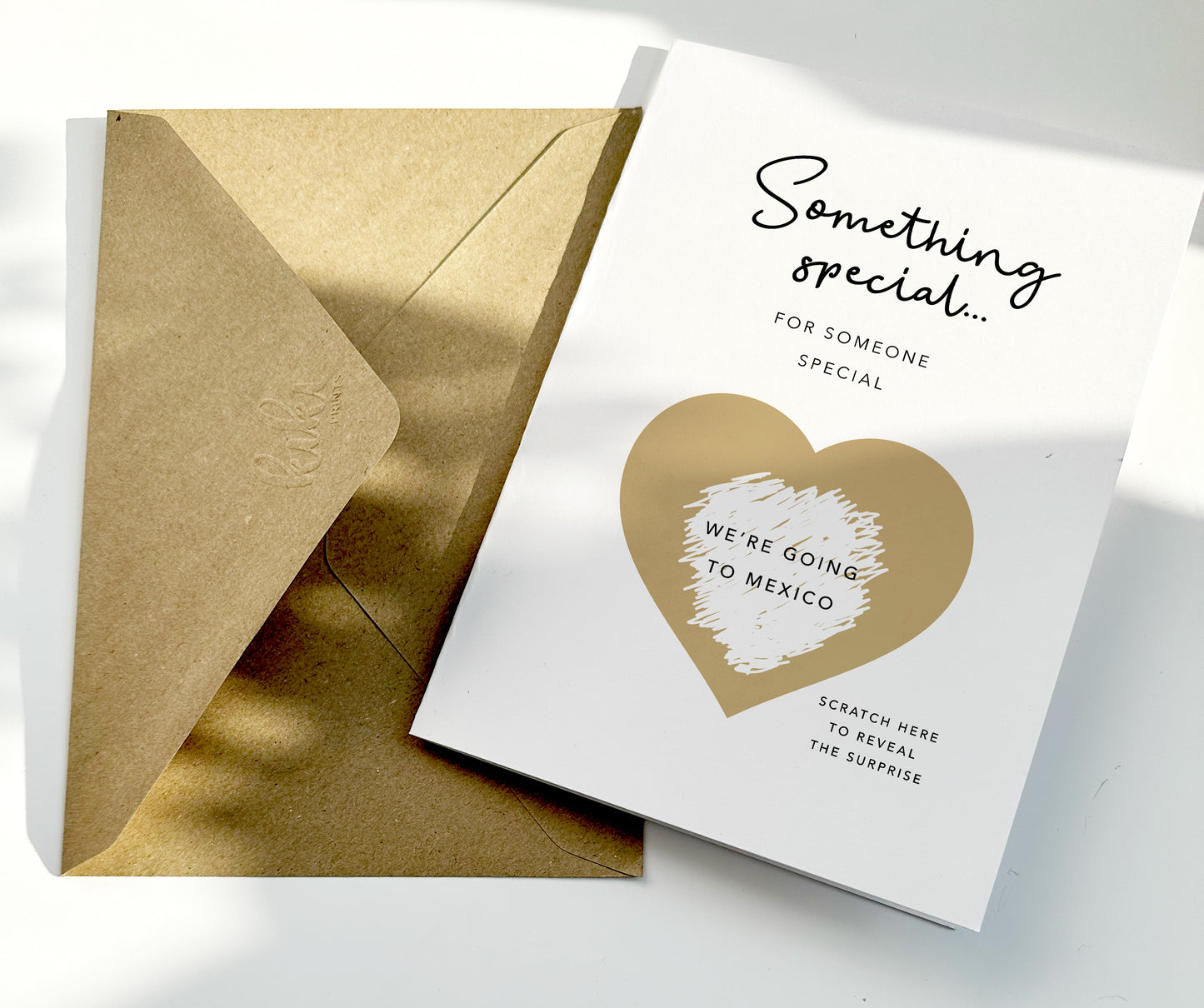Something special surprise reveal card