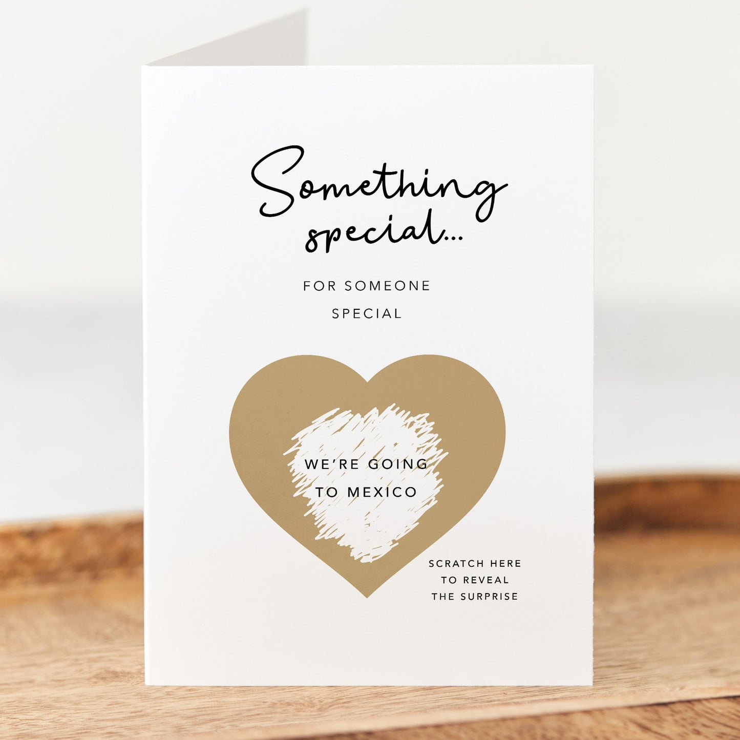 Something special surprise reveal card