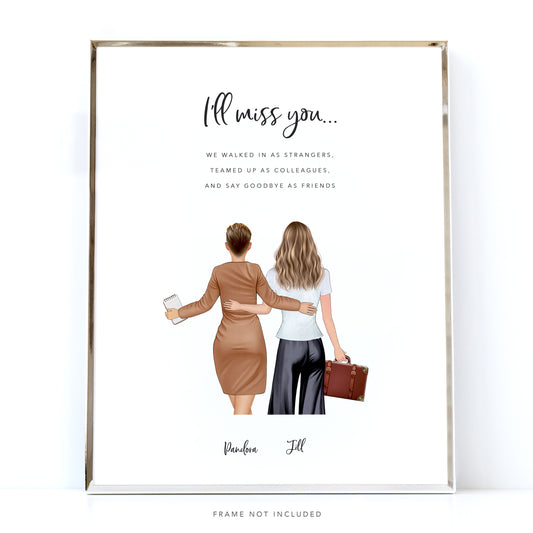 Personalised Work Friends Goodbye Gift