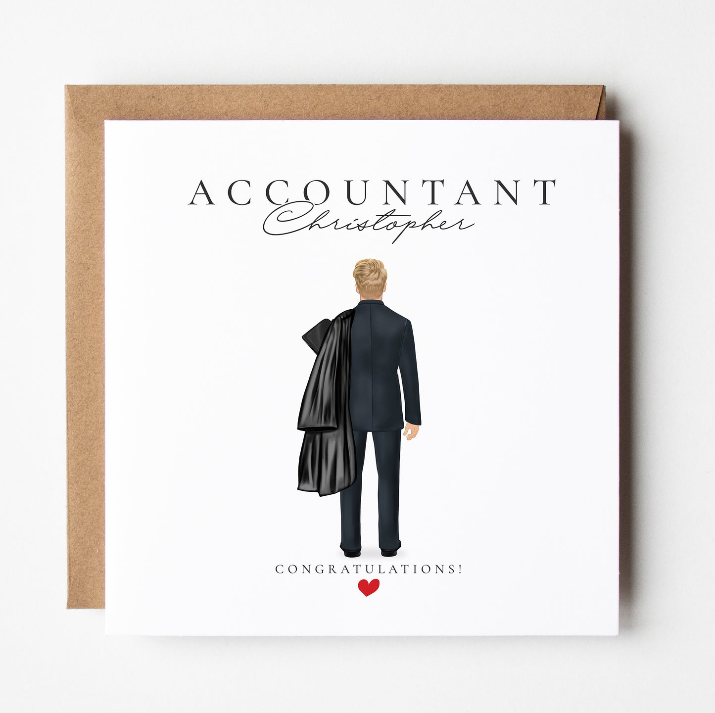 Well Done Card - Chartered Accountant