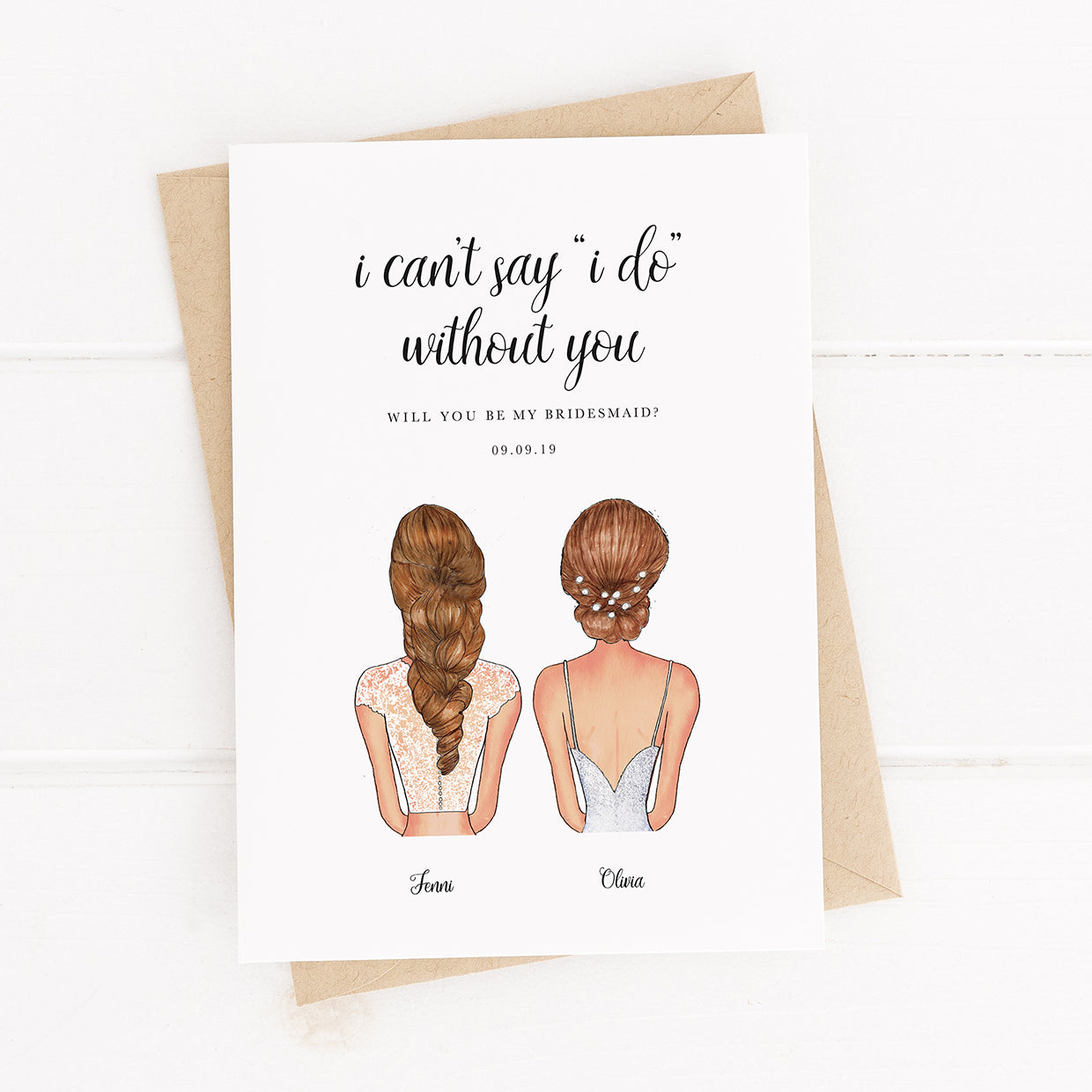 Will You Be My Bridesmaid, Proposal Card