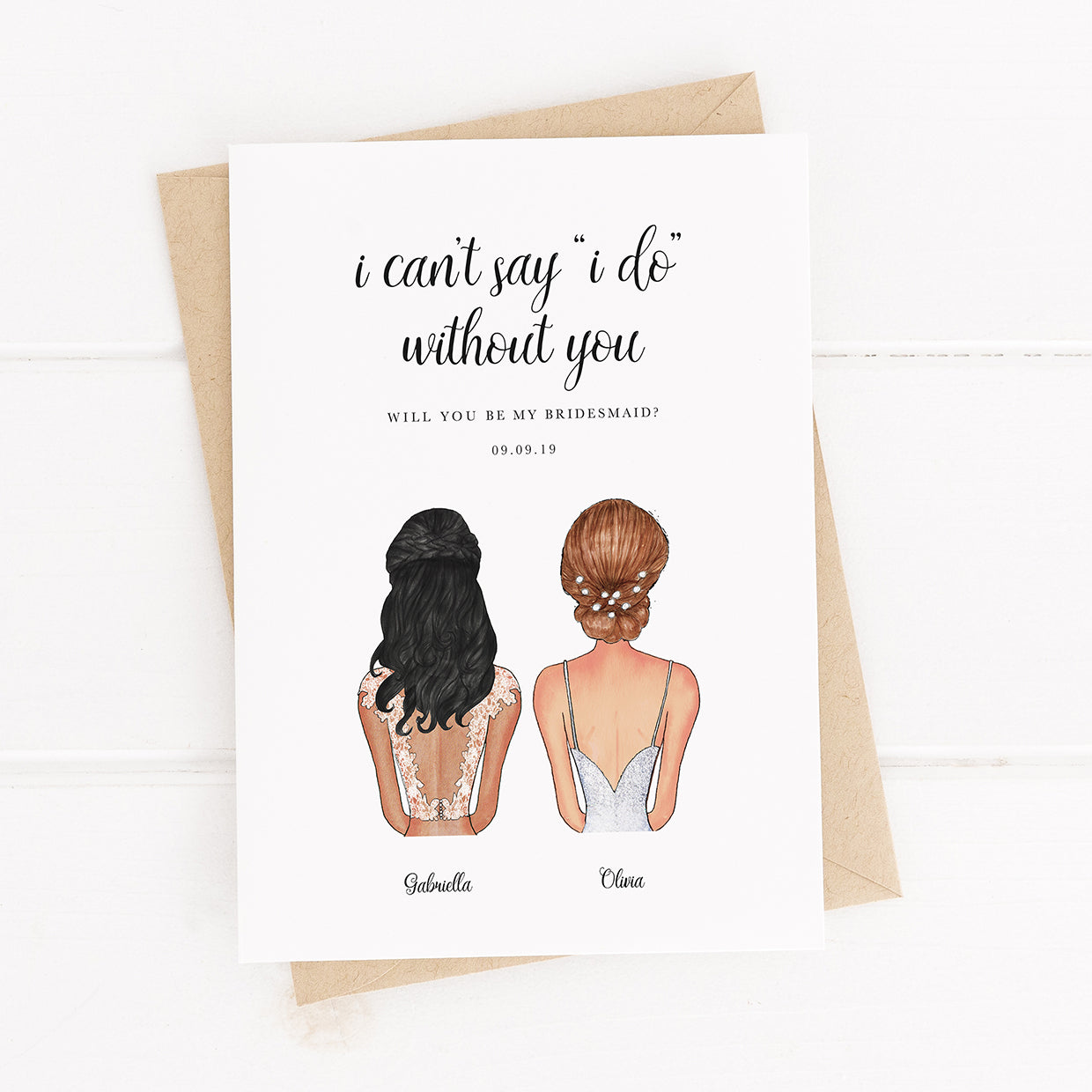 Will You Be My Bridesmaid, Proposal Card