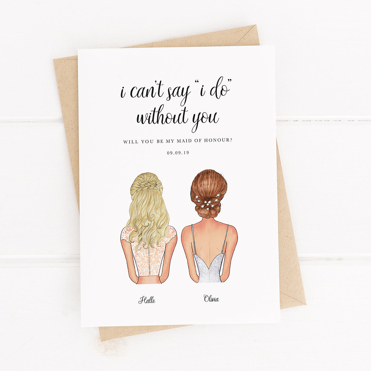 Will You Be My Bridesmaid, Proposal Card
