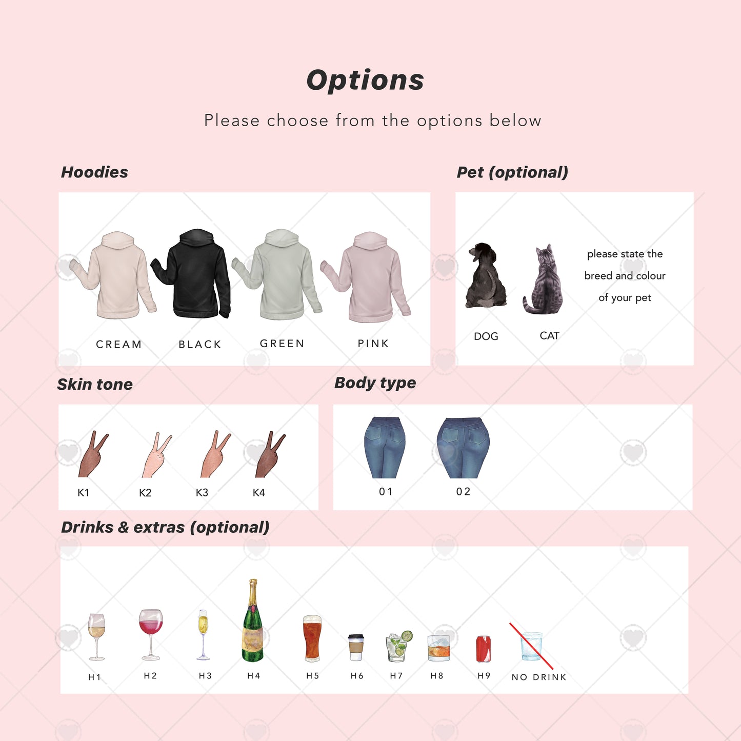 Personalised Print Of Couple With Pets - Housewarming Gift