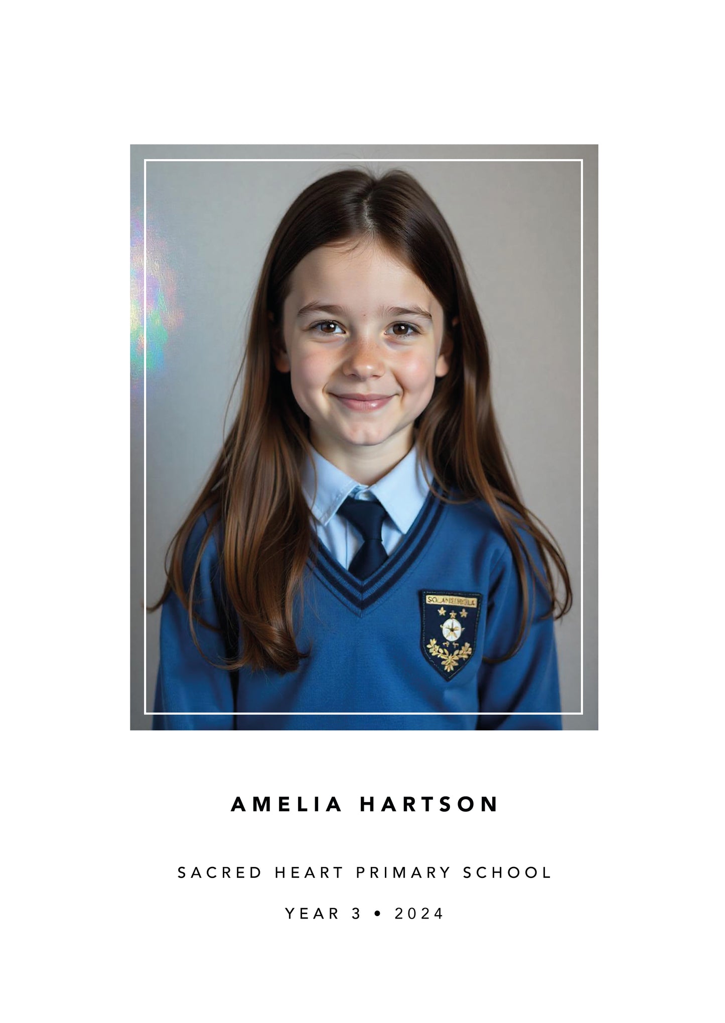 My school photo print