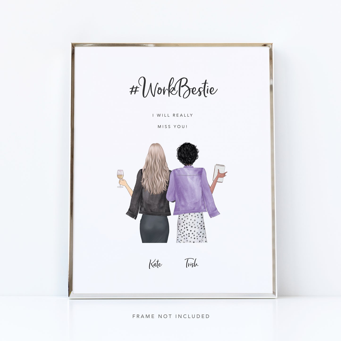 Custom colleague leaving gift