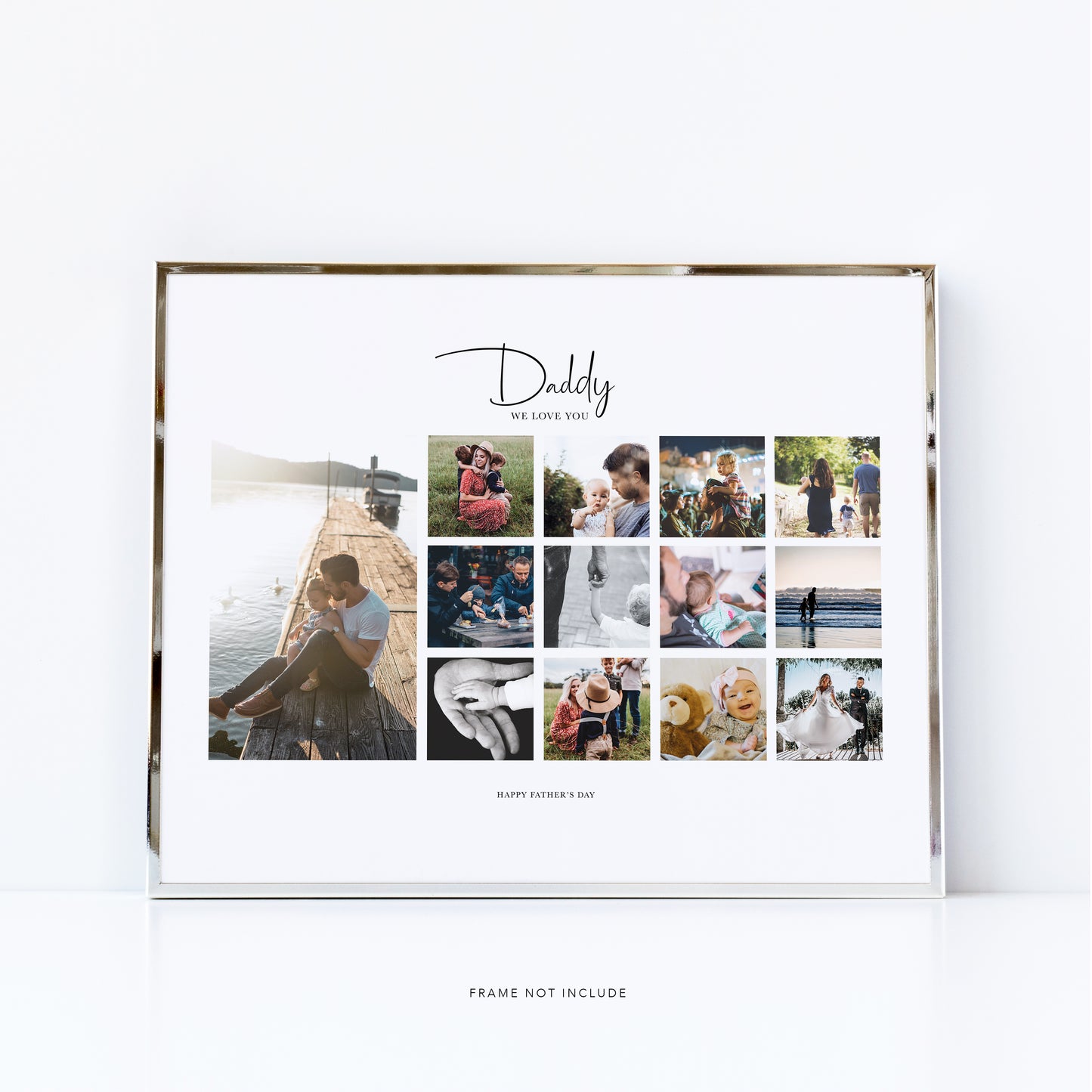 Picture Collage Gift For Dad