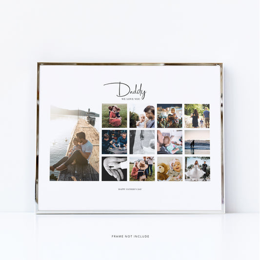 Picture Collage Gift For Dad