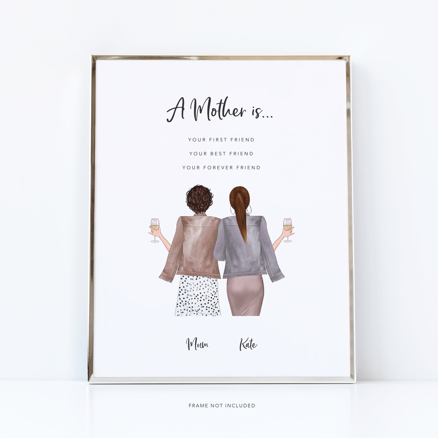 A Mother Is Personalised Print