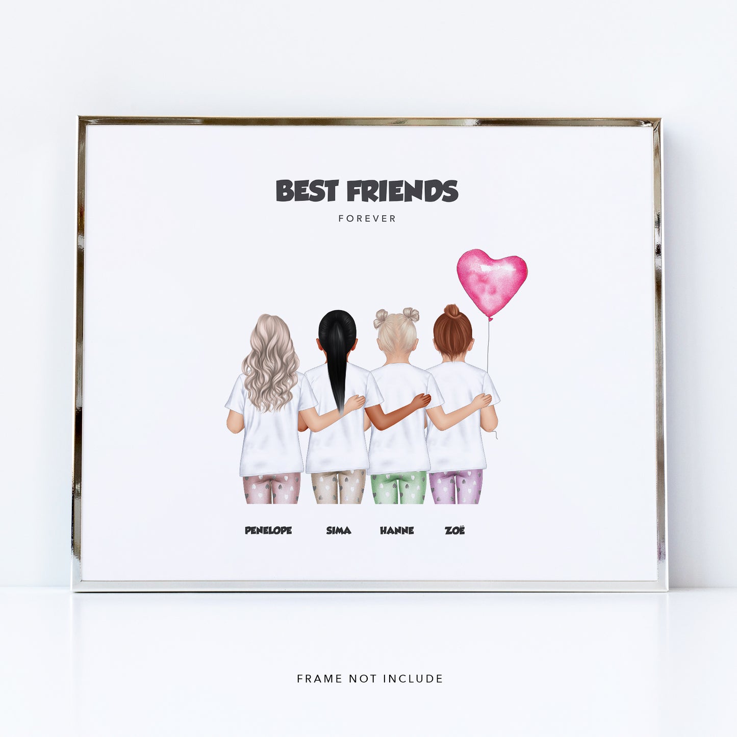 Forever friends print - Group gift for children