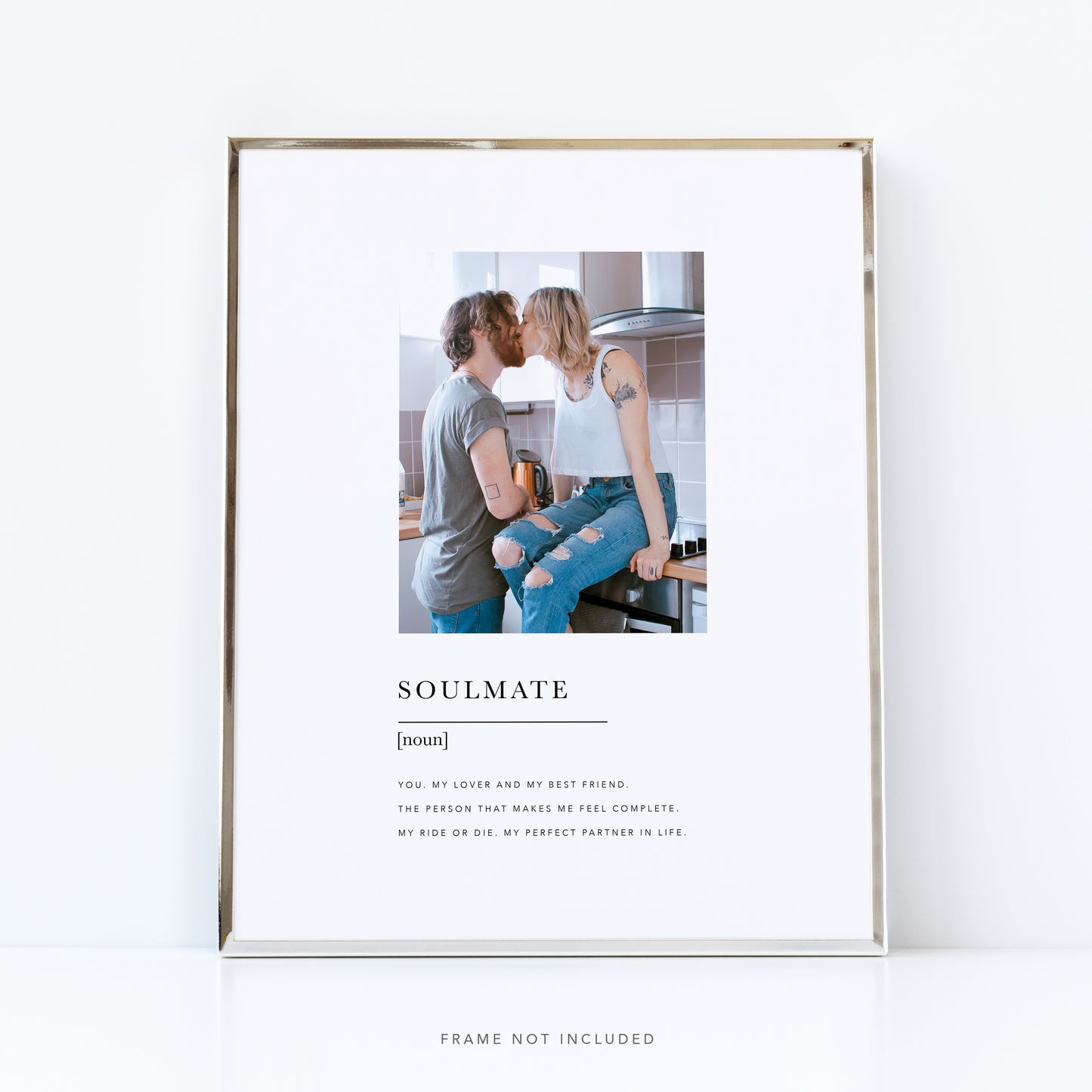 Definition of a Soulmate Romantic Photo Gift