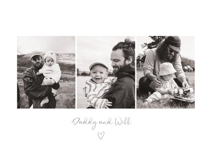 Dad and me photo gift