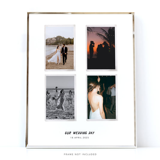 Picture Collage - Vintage Wedding Gift