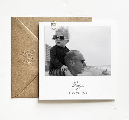 Custom Father's Day Card with Photo