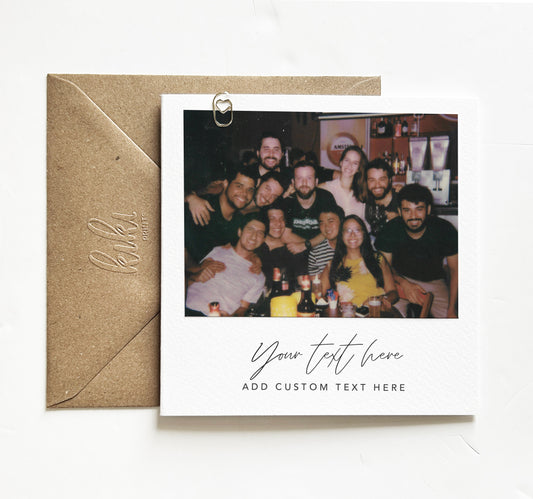 Personalised Card With Photo