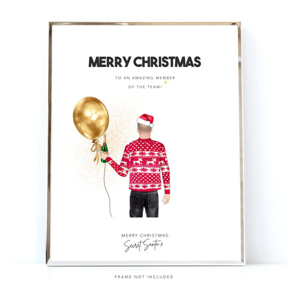 Employee appreciation Secret Santa git