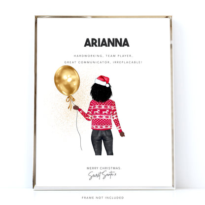 Employee appreciation Secret Santa git