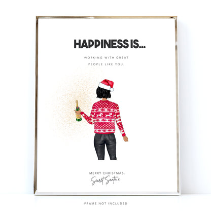 Employee appreciation Secret Santa git