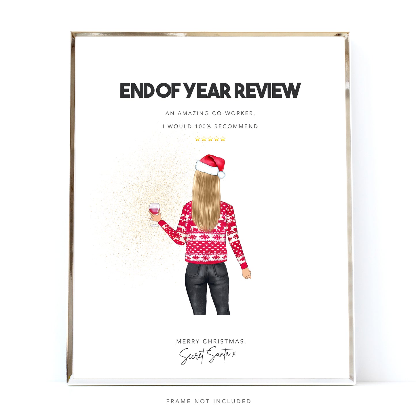 Employee appreciation Secret Santa git
