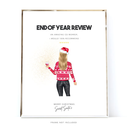 Employee appreciation Secret Santa git