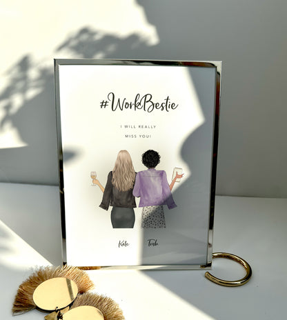 Custom colleague leaving gift