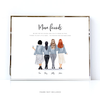 Mum Friends Picture Gift