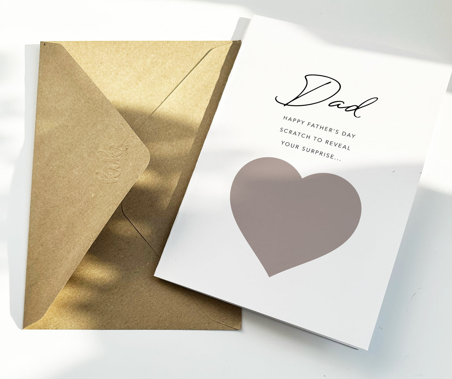 Father's Day Scratch Off and Reveal Card