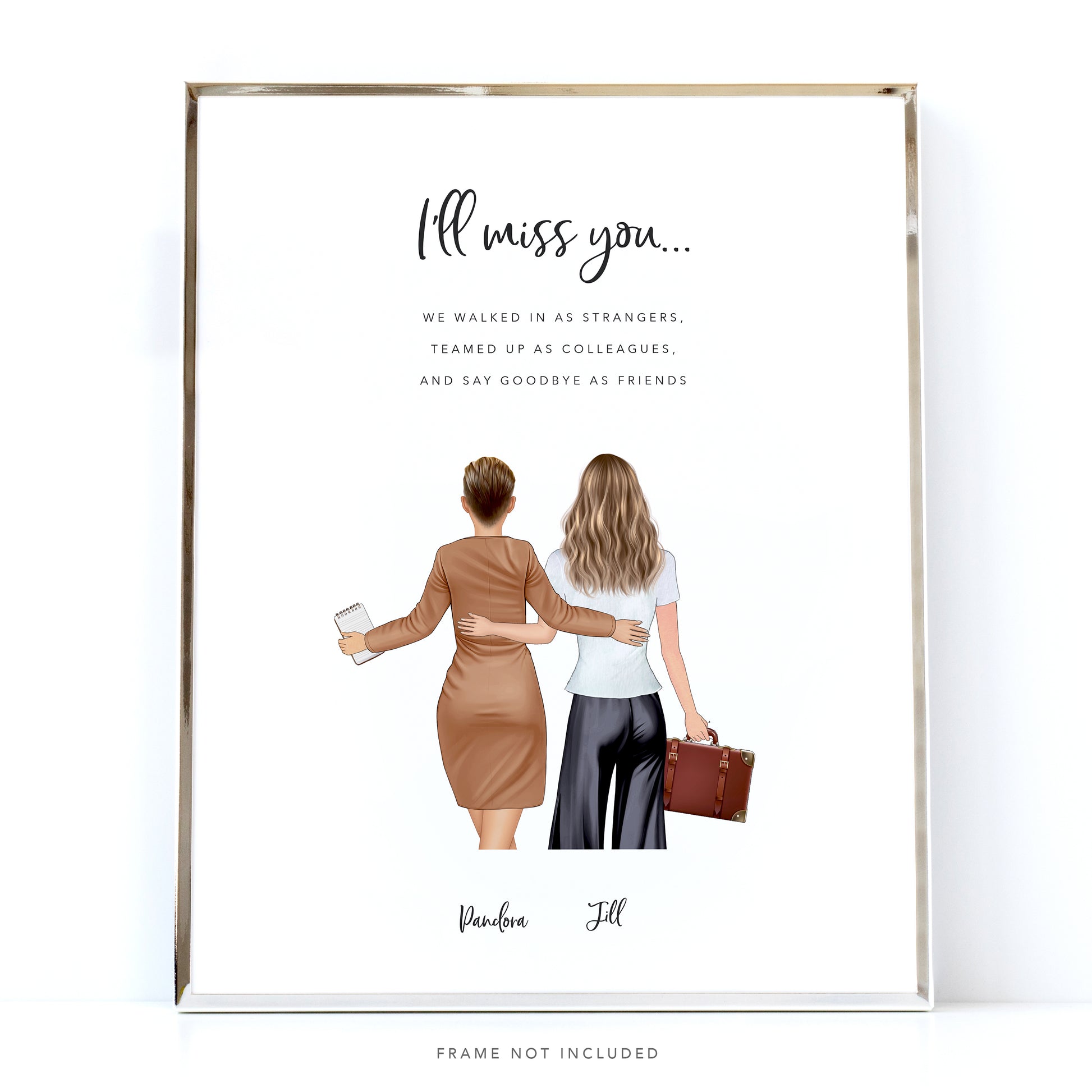 Personalised Work Friends Goodbye Gift