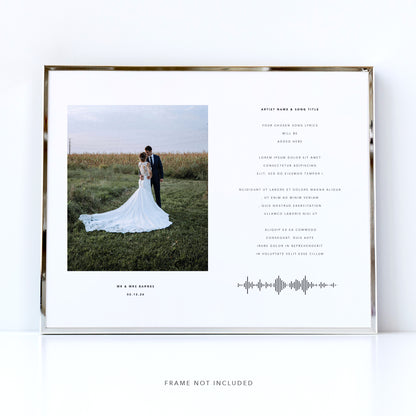 Wedding Song Lyrics Print