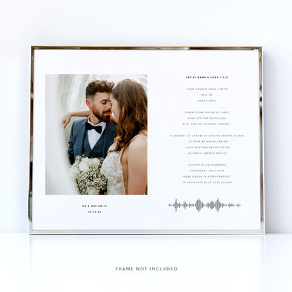 Wedding Song Lyrics Print