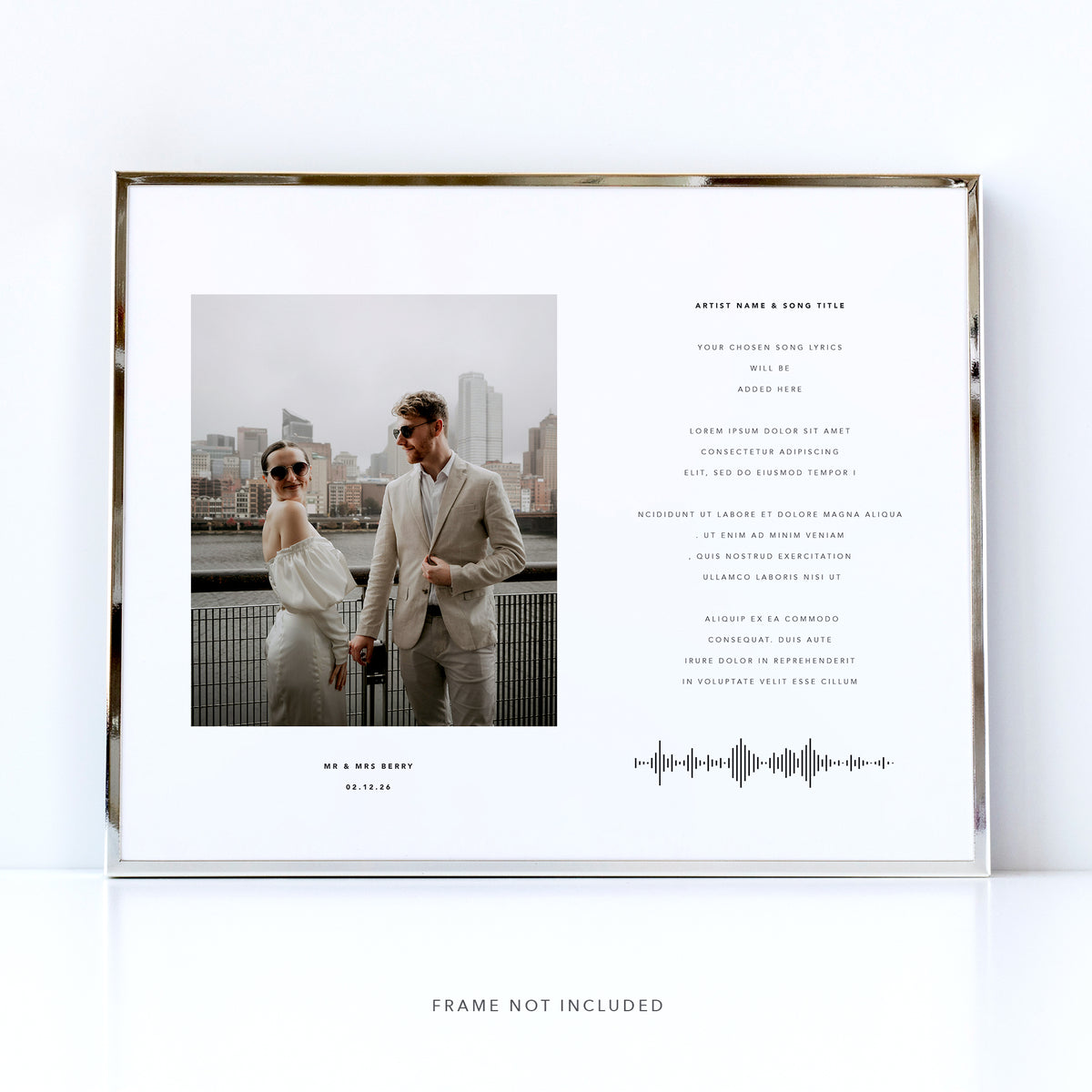 Wedding Song Lyrics Print