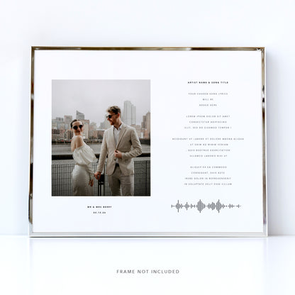 Wedding Song Lyrics Print