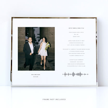Wedding Song Lyrics Print