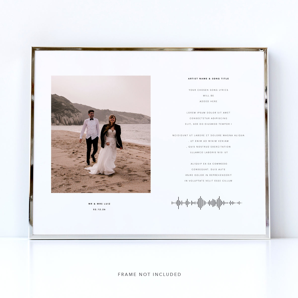 Wedding Song Lyrics Print