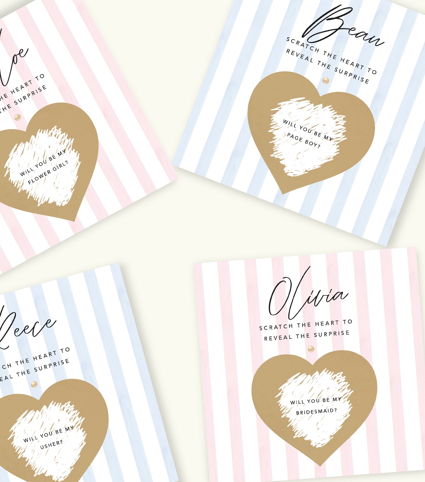 Pink and Gold Will You Be My Bridesmaid Card | Personalised Bridesmaid Proposal Card | Bridesmaid Proposal Gift Card for Wedding Party