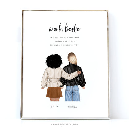 Limited edition: Personalised Work Bestie Gift